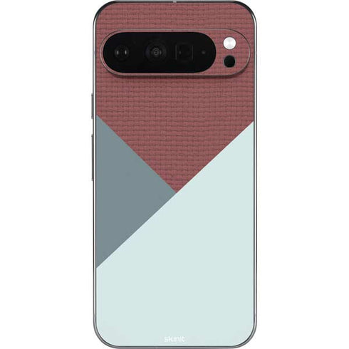 Marsala Triangle Shapes Pixel 9 Pro XL Skin